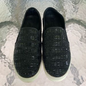 Gianni Bini black sequence shoes